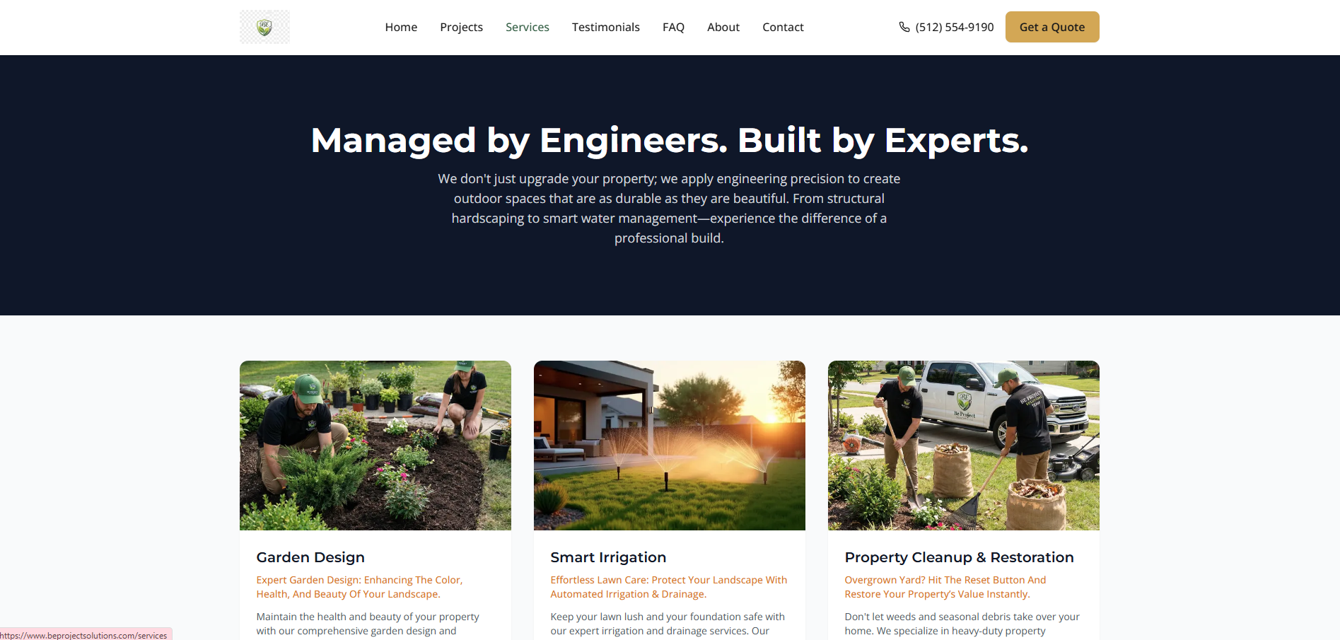 BE Project Solutions screenshot 2